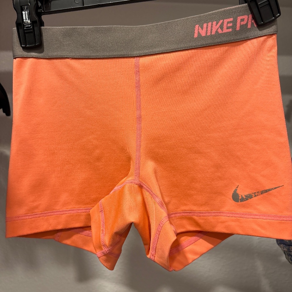 Vintage Nike Pro spandex running shorts